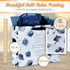 Christian Art Gifts Landscape Gift Bag Set - Hope and A Future - Jeremiah 29:11 Inspirational Bible Verse, Navy