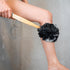 Slick Loofah with Long Handle - Back Scrubber and Shower Supplies for Bathing