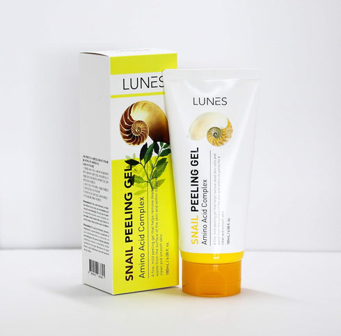 LUNES Snail Peeling Gel, 180ml / 6.08oz