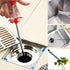Drain Snake, Clog Remover - Gutter Cleaning Tools for Toilet, Shower, Kitchen, Bathroom, Flexible Grabber Claw Pick Up