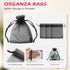 ANZNKU 50 Pack Premium Sheer Organza Bags, 3x4 Inch Small Gift Bags with Drawstring for Jewelry, Party Favors