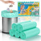 heihaily 1.6 Gallon Small Trash Bags For Bathroom - Mini Garbage Bags(Fit 1.2-1.6