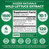 Zazzee Extra Strength Wild Lettuce 10:1 Extract, 1500 mg, 120 Vegan Capsules, Non-GMO