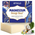 Dead Sea Magnesium Soap Bar Deep Cleansing Moisturizing Body Soap for All Skin Types, Made in USA
