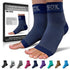 SB SOX Plantar Fasciitis Relief Socks, Ankle Brace Compression Sleeve, Arch Support for Foot Pain, Navy, Small