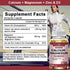 Extra Strength 4-in-1 Calcium + Magnesium + D3 + Zinc Supplement Complex for Bone and Immune Health. 120 SoftGels, 60 Day Supply