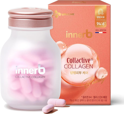 CJ Wellcare Innerb Glow Capsule Collagen (28 Servings, 4 Weeks) - Premium Korean Skin Care Supplement