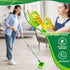 10 Pcs Reusable Mop Refill Pads Replacement for Most XL Sweeper 17" x 5" Microfiber Mops Head Cleaning Supplies