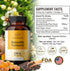 Boswellia Turmeric Capsules - Joint, Digestion & Brain Support Herbal Supplements w/Organic Herb Extract of Black Pepper | Vegan, Gluten Free, Non GMO | 100 Capsules - 2100 mg