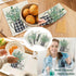 LARTSFRO 4 Pack Bless This Home Swedish Dishcloths for Kitchen, Home Sweet Home, Swedish Dish Cloths for Home, Papaya