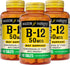 MASON NATURAL Vitamin B12, 50 mcg with Calcium, 100 Tablets (Pack of 3), Healthy Conversion of Food into Energy,