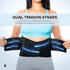 Elastic Lumbar Support Belt, Adjustable Back Brace for Herniated Disc Pain Relief, 2XL for Work & Active Lifestyles