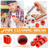 6 Pieces Copper Pipe Cleaners | Handy Sized Plumber Tube Cleaning Brush for Copper, 3 Sizes