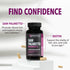 Saw Palmetto for Women + 5000 mcg Biotin Supplement, DHT Blocker for Hair Health, Month Supply Vegan Women's Vitamins