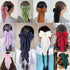 MRJ 4 Pcs Big Hair Ribbons, Silky Satin Hair Bows for Women, Large Hair Clips, Aesthetic Barrettes