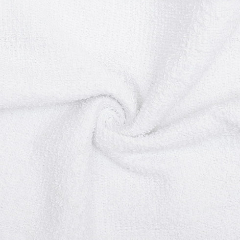 Wash Cloth Set - Heavy Duty 13x13 White Dish Towels, Quick Dry & Lint Free Multi Use Bar Rags for Cleaning, Auto Wash,