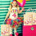 Tyndallrays 16 Pieces Retro Groovy Roller Skates Goodie Bags for Birthday Party Supplies