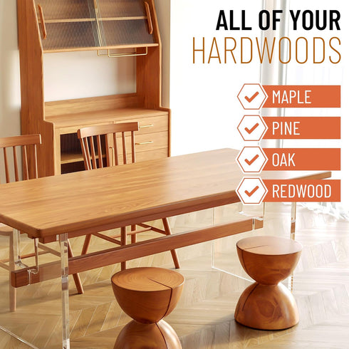 Wood Cleaner & Polish Spray, Real Orange Oil, 32 oz, Luster Finish for Kitchen Cabinets & Hardwood Floors