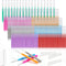 Modacraft 120Pcs Interdental Brush, 7 Sizes Braces Brush Toothpicks with Soft Bristles for Oral Cleaning