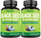 Premium Black Seed Oil Softgel Capsules, 2 Packs 60 Counts 500mg, 4 Month Supply for Immunity and Body Management