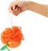 Rocutus 4pcs Child Bath Shower Sponge Pouf Loofahs, Cute Bath Flower with Hooks for Travel