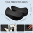 Triforde Tailbone Ergonomic Memory Foam Seat Cushion - Relieves Sciatica, & Back Pain | for Office Chair & Wheelchair |