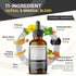 NURAFUSE 1670mg 2 OZ (60ml) Organic Tribulus, Maca Root, Panax Ginseng, Ashwagandha Liquid Drops per Serving, Ultra