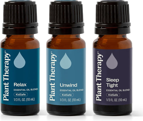 Plant Therapy Sleep Easy Essential Oil Blend Set 10 mL (1/3 oz)