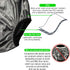 AQX Adult Cloth Diaper Cover for Incontinence - Waterproof Leakproof Reusable Washable Pull Up Pants (No Cotton Inside,