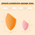 Real Techniques Mini Miracle Complexion Sponge 4 Pack - Small Makeup Blending Sponges for Foundation & Concealer,