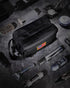 TACTICISM Toiletry Bag for Men, Tactical Molle Dopp Kit with Large Capacity, Water-Resistant for Travel, Black
