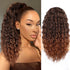 Ponytail Extension, Curly Drawstring Ponytail for Women, 18 Inch Natural Fluffy Synthetic Hairpiece