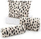 Large Capacity Checkered Makeup Bag, Cute Cosmetic Pouch for Purse, Travel Toiletry Organizer for Women
