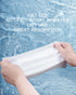 LUXU Disposable Face Towels (25 Ct, 2 Pack) - Clean Facial Washcloths for Sensitive Skin, Soft and Thick