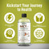 Keppi Keto MCT Oil - Flavorless C8 and C10, 32 oz, Non-GMO, Vegan, Gluten-Free, Kosher, Halal, Palm Oil Free