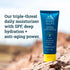 Oars + Alps Travel Sunscreen for Face & Everyday Use - SPF 37 Anti Aging Face Sunscreen & Body Lotion, 2oz, No White