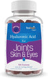 Hyalogic Hyaluronic Acid Gummies, Mixed Berry Flavor, 30 Count, Gluten-Free Gummy Vitamins for Joints, Skin & Eyes