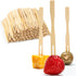 200 Bamboo Appetizer Forks, 3.5" Disposable Forks for Charcuterie and Mini Appetizers, Cocktail Picks