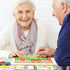 PHIELEY 80 Activities for Dementia Patients, Tiles Wooden Puzzle Games for Seniors, Colorful Shape Pattern Alzheimers
