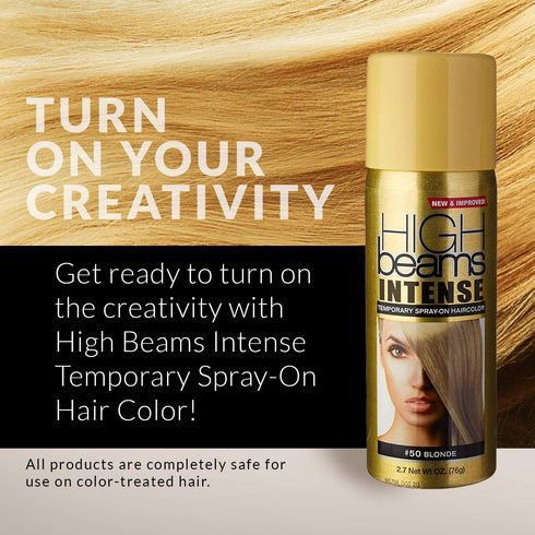 Salon Grafix High Beams Intense Temporary Spray | Blonde Hair Color for Unisex | 2.7 oz