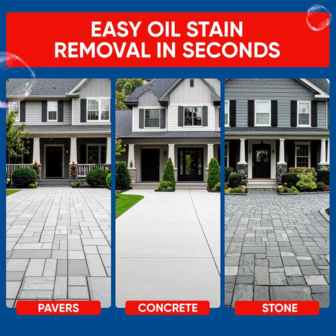 Oil Spots Gone Heavy Duty Concrete Oil Stain Remover Spray Industrial Strength Degreaser for Driveway, Garage Floor