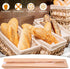 kenaeooe 100 Pack 23.8 4.4 1.6 Inch Baguette Bread Bags with Clear Window, Long French Bread Bag, Paper Bakery Storage