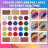 UCANBE 86 Colors Eyeshadow Makeup Palette + 15 Brushes Set - Highly Pigmented Long Lasting Makeup Kit