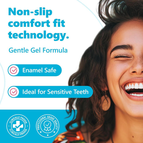 Lumist Advanced Teeth Whitening Strips, Pack of 20 (10 Treatments), Mint Flavored with Enamel Safe Technology