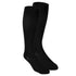 Truform Short Length 20-30 mmHg Compression Stockings for Men and Women, Black, Small