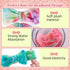 WSYUB Skincare Headband, Tie Dye Color Microfiber Headband for Washing Face, Gift for Teen Girls, 6pcs