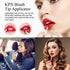KPX 30 Pcs 10ml Lip Gloss Tube Containers, Clear Pink Lip Oil Tubes, Refillable Lip Balm Bottles for DIY Makeup