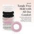 Kitsch Spiral Hair Ties for Women, 8 pcs, No Crease Hair Tie, Coil Hair Ties for Thick and Thin Hair, No Damage