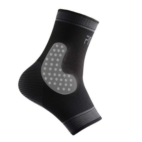 Adjustable Foot Socks - Ankle Brace Compression Support Sleeve with Silicone Gel for Joint Pain Recovery (Black-Large)
