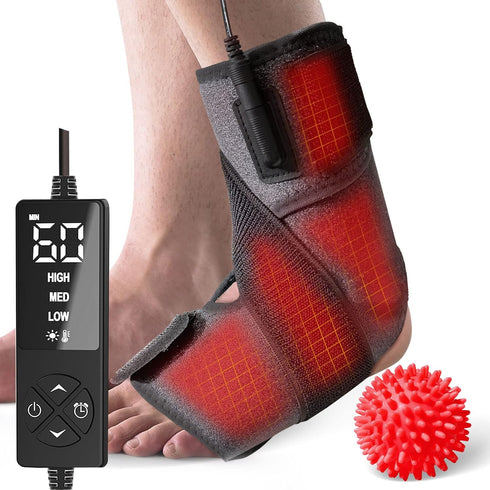 sticro Ankle Heating Pad for Achilles Tendonitis and Plantar Fasciitis Relief, Heated